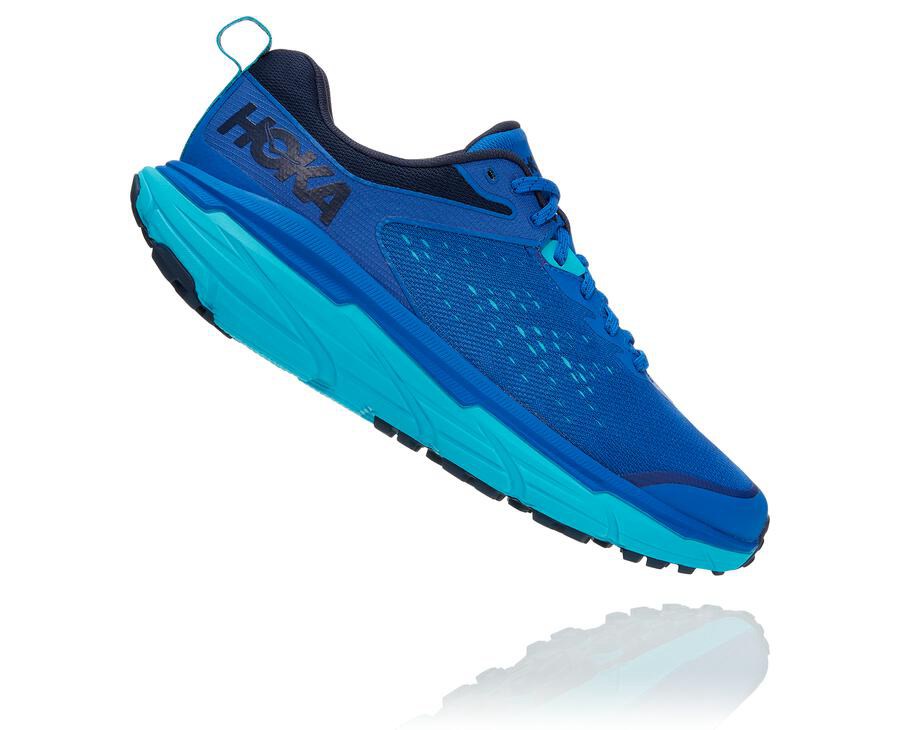 Tenis Hoka One One Trail Hombre Azules - Challenger Atr 6 - MTAY04639